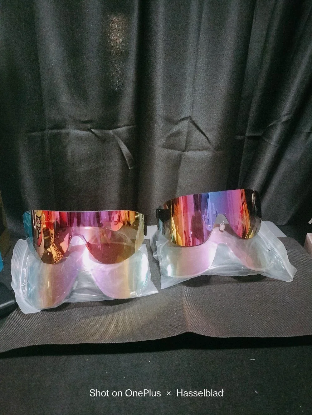 12 Prs. Mirrored Biker Oversized Sunglasses